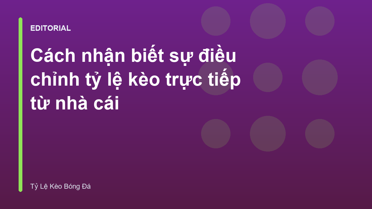 Biểu đồ minh họa biến động tỷ lệ kèo trực tiếp trên bảng kèo