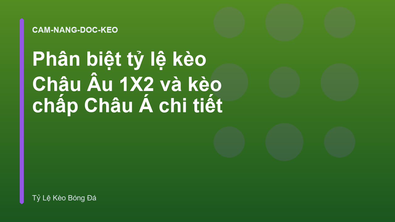 Read more about the article Phân biệt tỷ lệ kèo Châu Âu 1X2 và kèo chấp Châu Á chi tiết