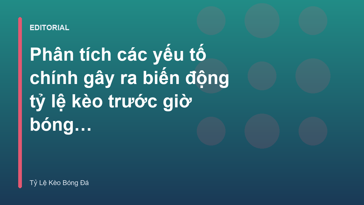 Biểu đồ minh họa biến động tỷ lệ kèo bóng đá