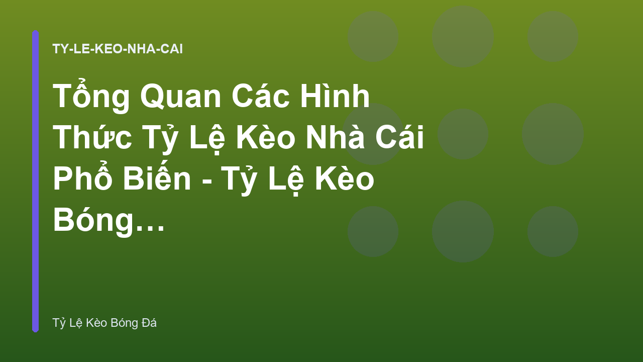 Read more about the article Tổng Quan Các Hình Thức Tỷ Lệ Kèo Nhà Cái Phổ Biến – Tỷ Lệ Kèo Bóng Đá